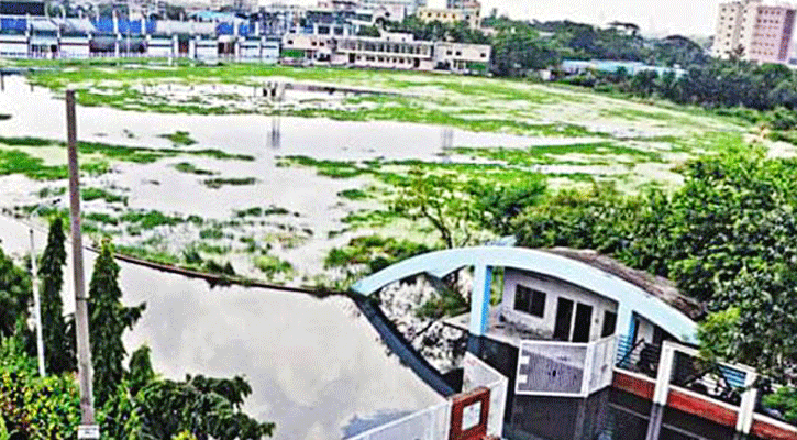 এনসিসি’র কারণে ফতুল্লা স্টেডিয়ামের পানি নিষ্কাশনে বিলম্ব