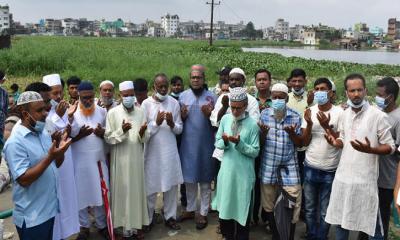 ফতুল্লায় জলাবদ্ধতা নিরসনে পাম্প উদ্বোধন